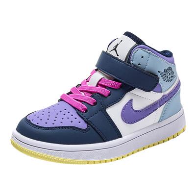 艾尚萌正品儿童软底加绒运动鞋