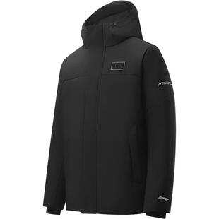 李宁荣耀系列航天动态保暖羽绒服男官方新款中长款冬季鸭绒运动服