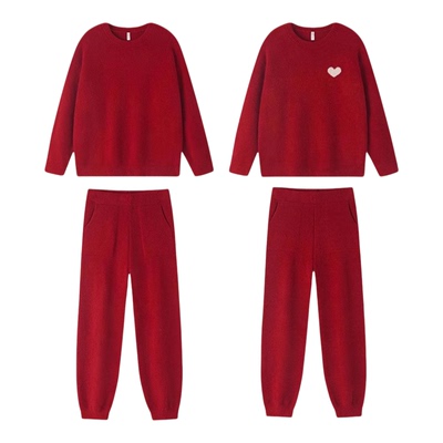 2026属马年本命年礼物红色睡衣珊瑚绒家居服女士男士2025新款爆款