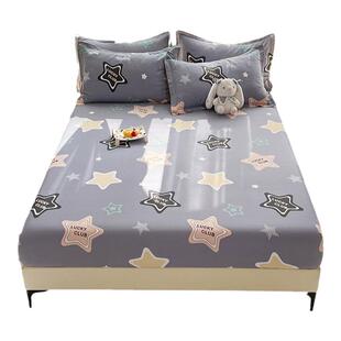 纯棉床笠单件100全棉床罩儿童1.2米防滑保护套四季通用防尘罩男孩