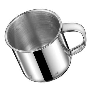 幼儿园不锈钢杯子儿童早餐杯下午茶泡茶精致杯子咖啡牛奶早餐专用