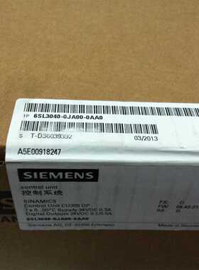 议价西门子原装6SL3040-0JA00-0AA0 CU305DP控制模块6SL30400JA00