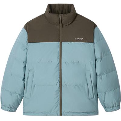 GXG男装 拼色立领羽绒服男通勤外套 24冬品G24XY24001