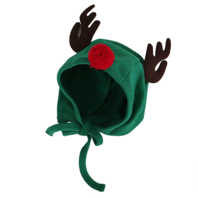 韩国进口纯棉可爱风圣诞节胎帽