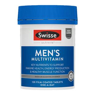 澳洲Swisse男士复合维生素多维B族综合营养免疫力抵抗力精力
