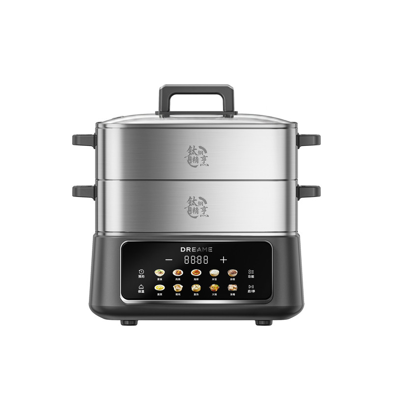 【新品】追觅Z21钛钢电蒸锅多功能家用多层不锈钢蒸煮炖一体锅