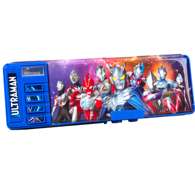 奥特曼多功能大容量密码锁文具盒