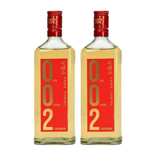 会稽山绍兴黄酒002干型高度黄酒500mL*2瓶装20度0糖0焦糖色