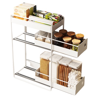 环图厨房磁吸冰箱置物架