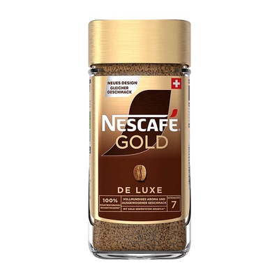 Nescafe/雀巢咖啡瑞士进口金牌冻干现磨口感速溶提神纯黑咖啡200g