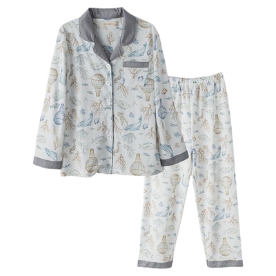 dreamydiary男童纯棉春秋家居服