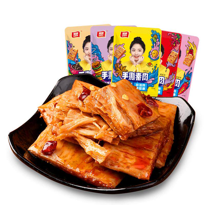 雅客非油炸手撕素肉大豆蛋白
