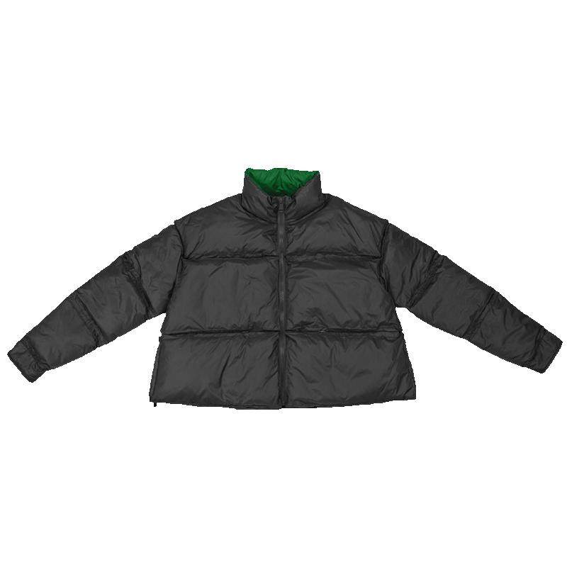 韩版免洗短款立领立领90羽绒服冬