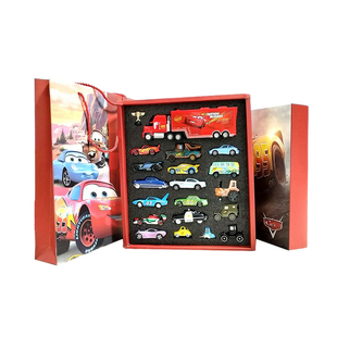 仿真合金车礼盒套装儿童玩具生日礼物玩具车男孩汽车总动员赛车