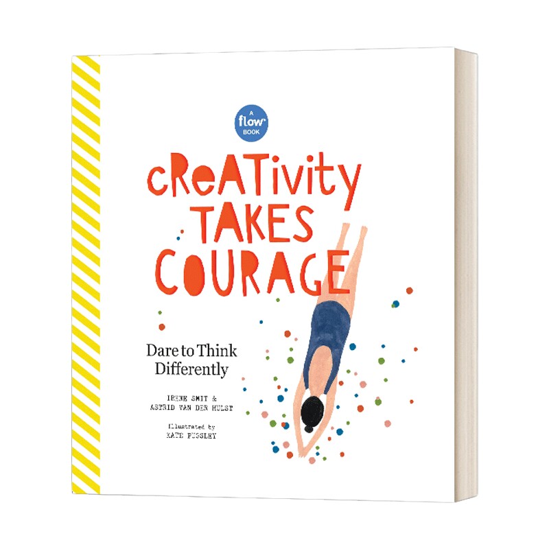 英文原版 Creativity Takes Courage 创意的勇气 Flow杂志 含明信片 笔记本 相框 海报 手帐纸作 精装 英文版 进口英语原版书籍