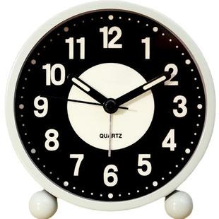 学生客厅桌面网红静音闹钟简约儿童现代夜光时钟小荧台式数字钟表