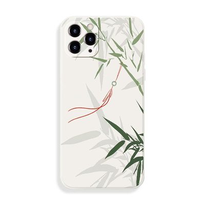 竹报平安苹果安卓TPU中国风全包