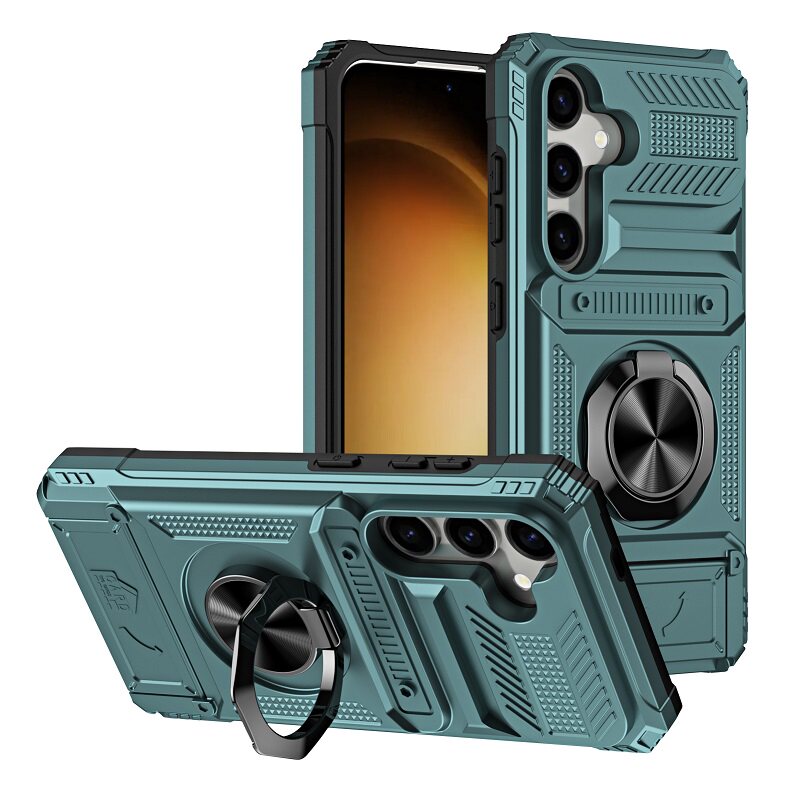 指环支架插卡手机壳适用三星s25ultra个性24plus时尚23fe个性A17创意18隐藏式放卡56磁吸车载26+防摔