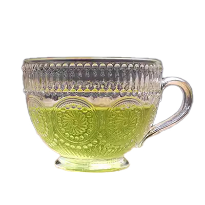 透明家用早餐杯玻璃杯牛奶咖啡杯