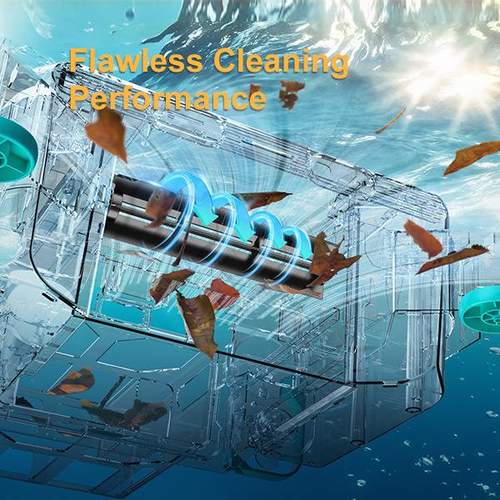 跨境SE泳池清洁机器人智能全自动家用太阳能长续航水面遥控吸污机