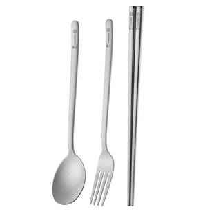 纯钛户外餐具新款组合露营勺叉筷子套装野餐旅行远足超轻便携餐具