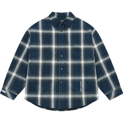 XXZXX夹棉长袖衬衫男女同款潮牌