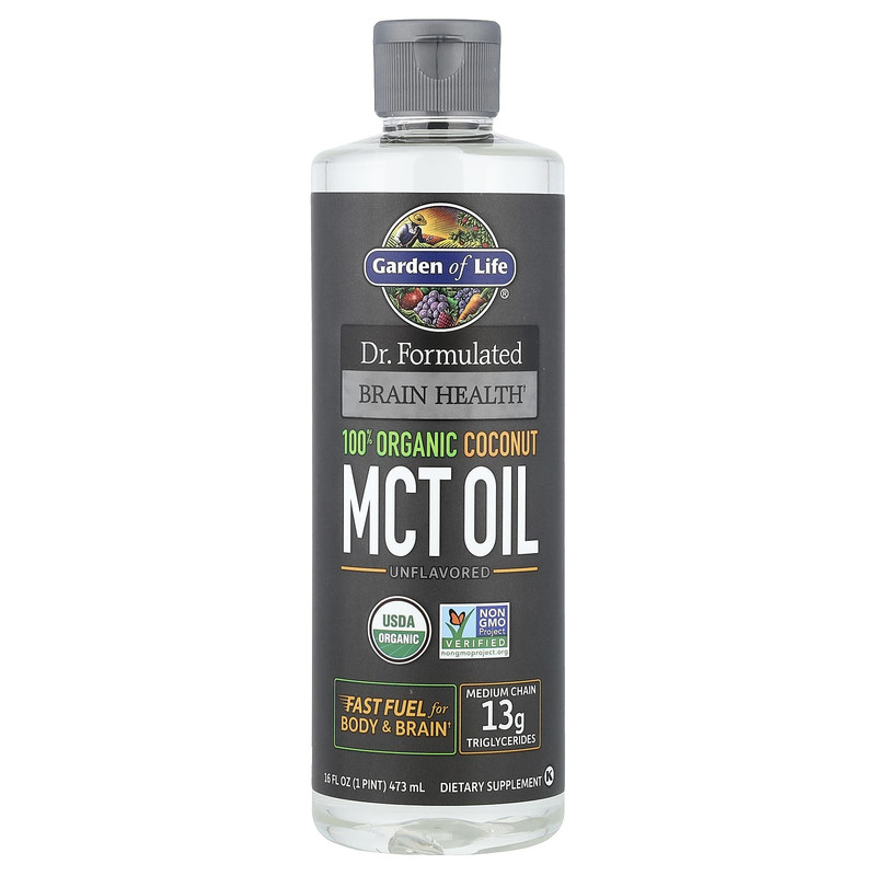 GardenofLife雀巢生命花园纯椰子MCT油大脑补充液生酮饮食