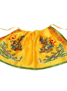 凤云飞黄绸布披风衣服披肩