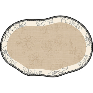 地毯客厅2025新款免洗可擦中古风异形不规则法式复古卧室沙发地垫