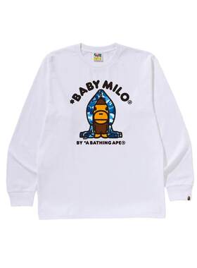 迷彩卡通小猴BABYMILO长袖T恤