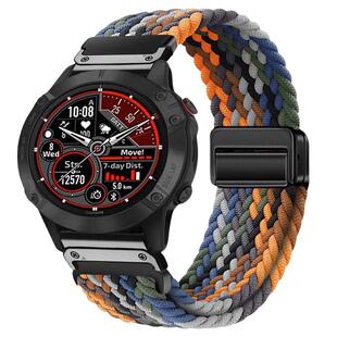 适用于Garmin佳明手表表带Forerunner965/955/945/935编织磁吸扣Fenix8/E腕带x7pro运动x6s男女instinct2配件