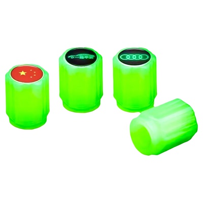 新款汽车轮胎电动车发光气门嘴帽