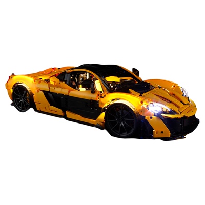 YEABRICKS LED灯饰适用乐高机械组42172迈凯伦P1超跑积木灯光改件