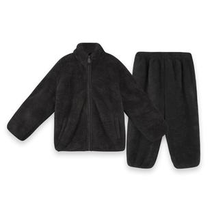 勿寻儿童睡衣冬季女童珊瑚绒加绒加厚大童a类家居服男童2024新款