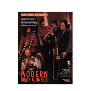 现代铜管乐五重奏作品集 小号独奏分谱 附CD MMO版原版乐谱书 Various Modern Brass Quintets HL00400439