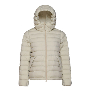 三千营2025年秋季新品短款羽绒服女白鸭绒保暖连帽时尚外套轻薄款