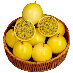 广西百香果黄金钦蜜9号新鲜5斤包邮大果新鲜黄皮百香果原浆甜果酱