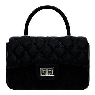 小瑞靓包 蓝色泡沫 菱格小方包链条包包女2025新款手提单肩斜挎包