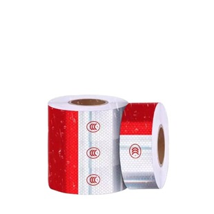 货车反光贴片防撞电动三轮车汽车反光带车身年检红白反光车尾警示