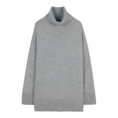 GOBI女纯羊绒高领套头针织衫