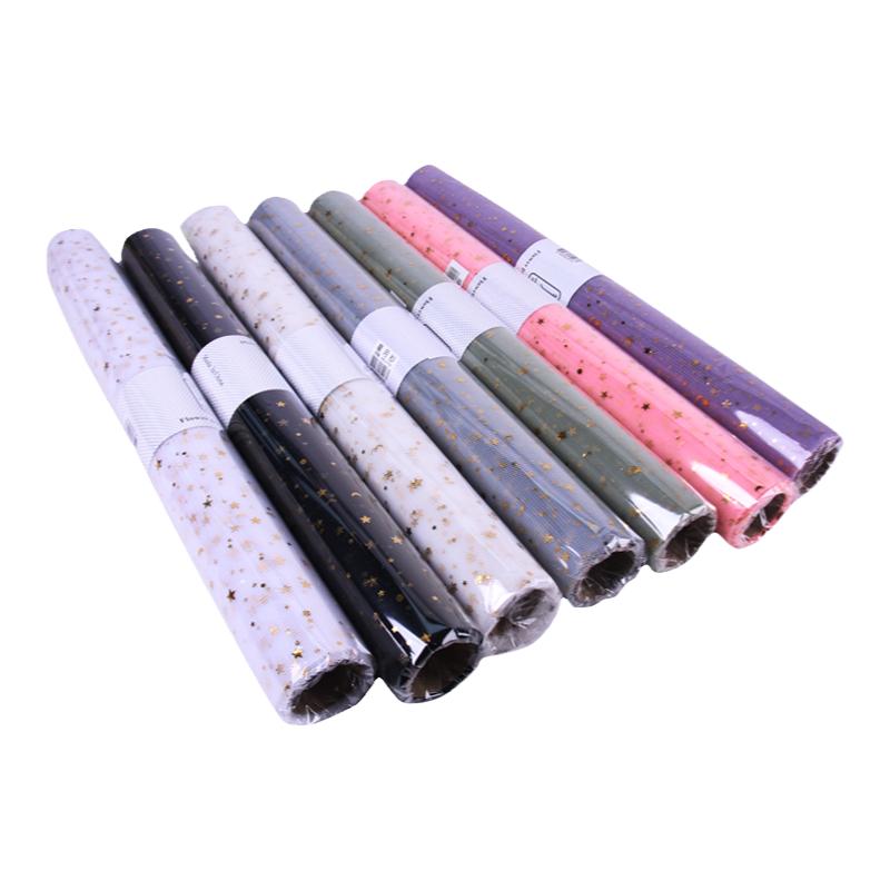 新品金星月亮片纱网花店用品diy