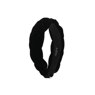 AJIDOU阿吉豆发箍高颅顶黑色丝绒