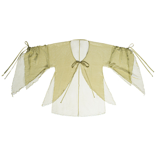 拟梦青玉案 原创国风大摆连衣裙汉元素破烂袖飘逸舞蹈服春秋清新