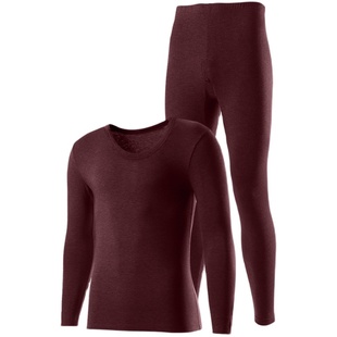 今尚儿保暖内衣艾莉纳女套装无痕自发热紧身秋衣秋裤女打底上衣冬