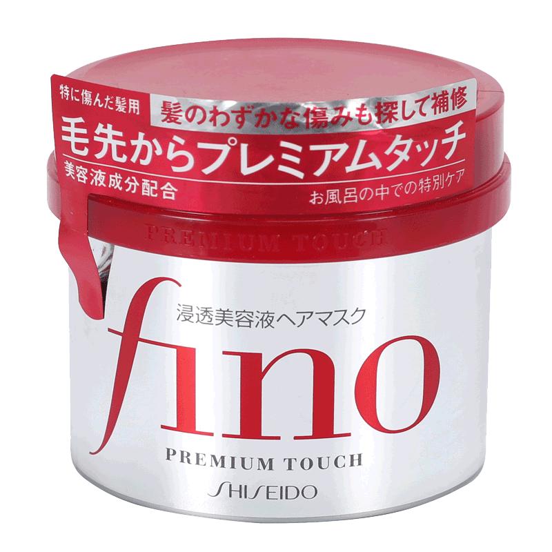 日本资生堂发膜fino芬浓护发素正品红罐修复干枯补水顺滑红烫染女