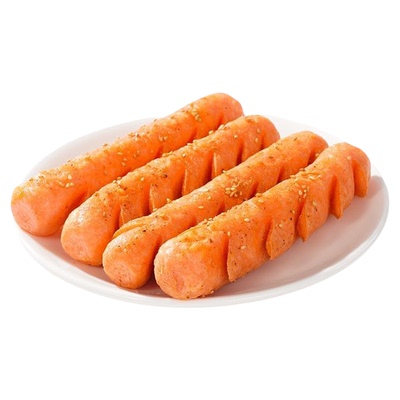 正品夫宇淀粉肠网红脆皮烤肠路边摆摊香煎火腿肠商用批发烧烤食材