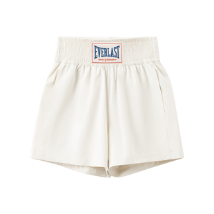 美国EVERLAST拳击运动短裤女2026夏季宽松速干训练瑜伽健身三分裤