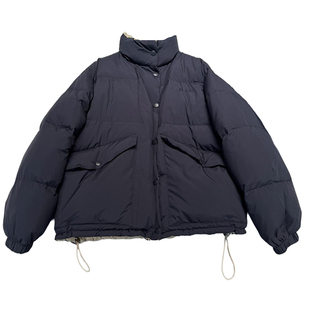 2025冬季爆款 cicicoco猫头鹰白鹅绒立领撞色双面穿欧洲站羽绒服