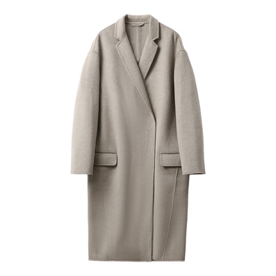 25秋冬~CE琳经典拍卖级110支羊毛羊绒西装领大衣女