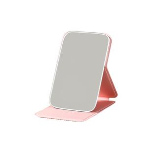 小镜子随身携带女简约手持宿舍桌面可立超迷你学生便携折叠化妆镜